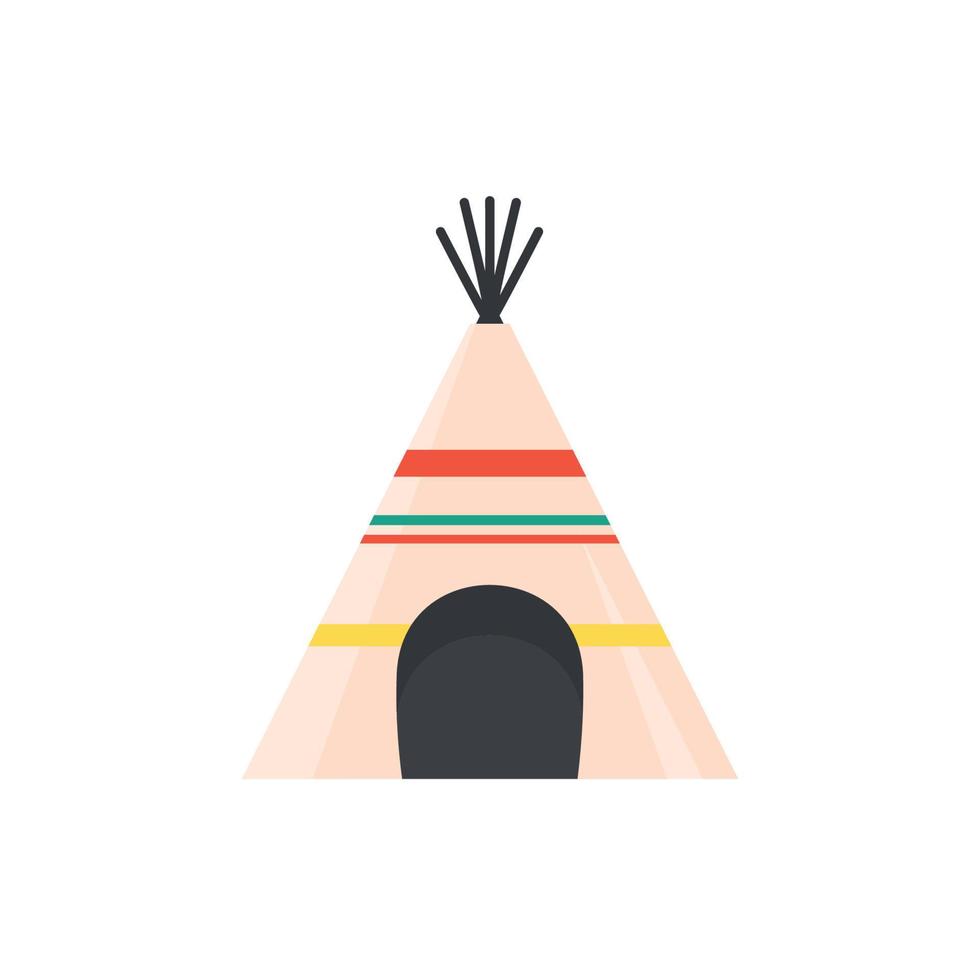 native antique tent vector