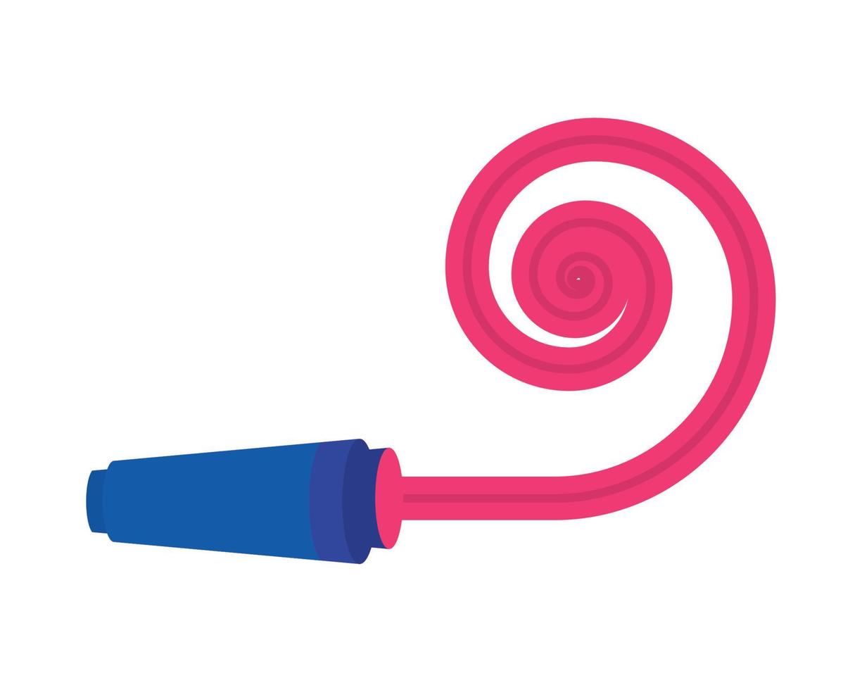 party whistle icon vector