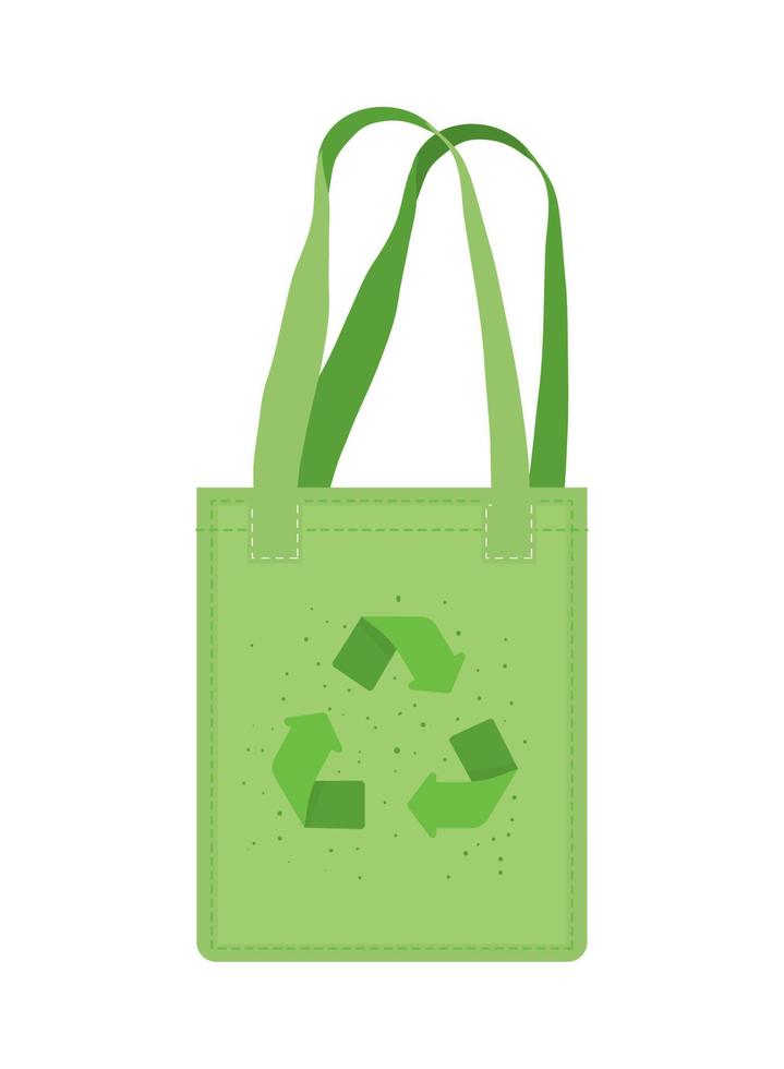 shopping bag eco friendly vector