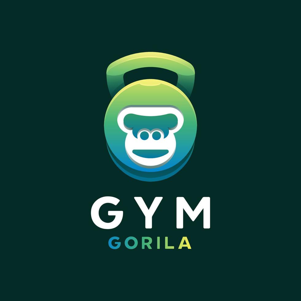 GYM GORILLA LOGO vector