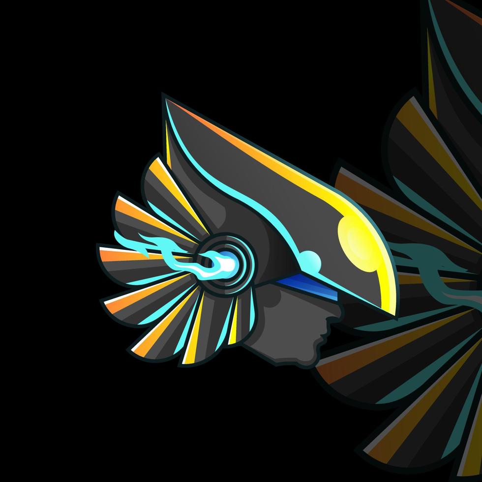 eagle man logo vector