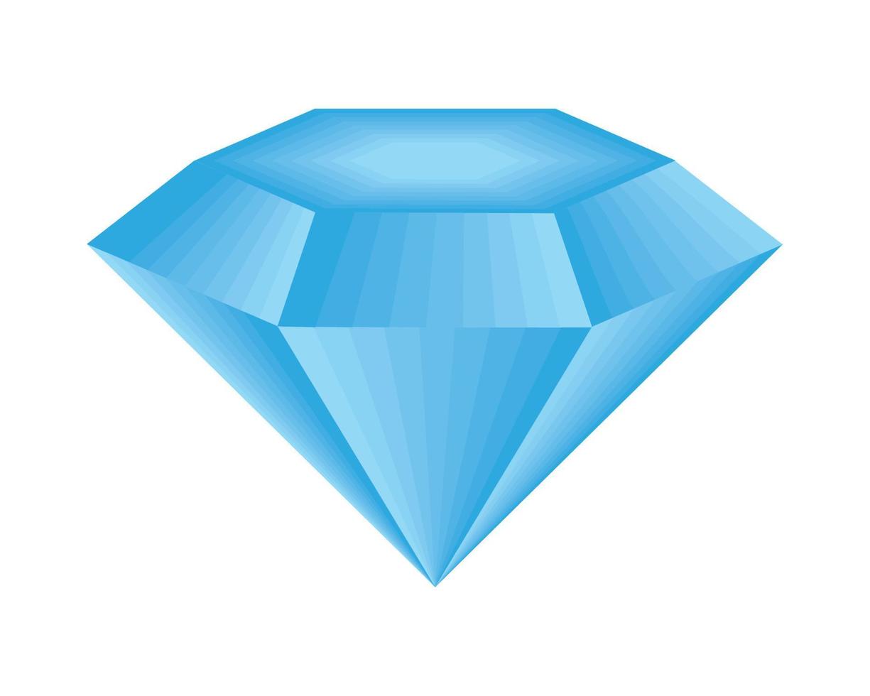 icono de piedras preciosas de diamantes vector