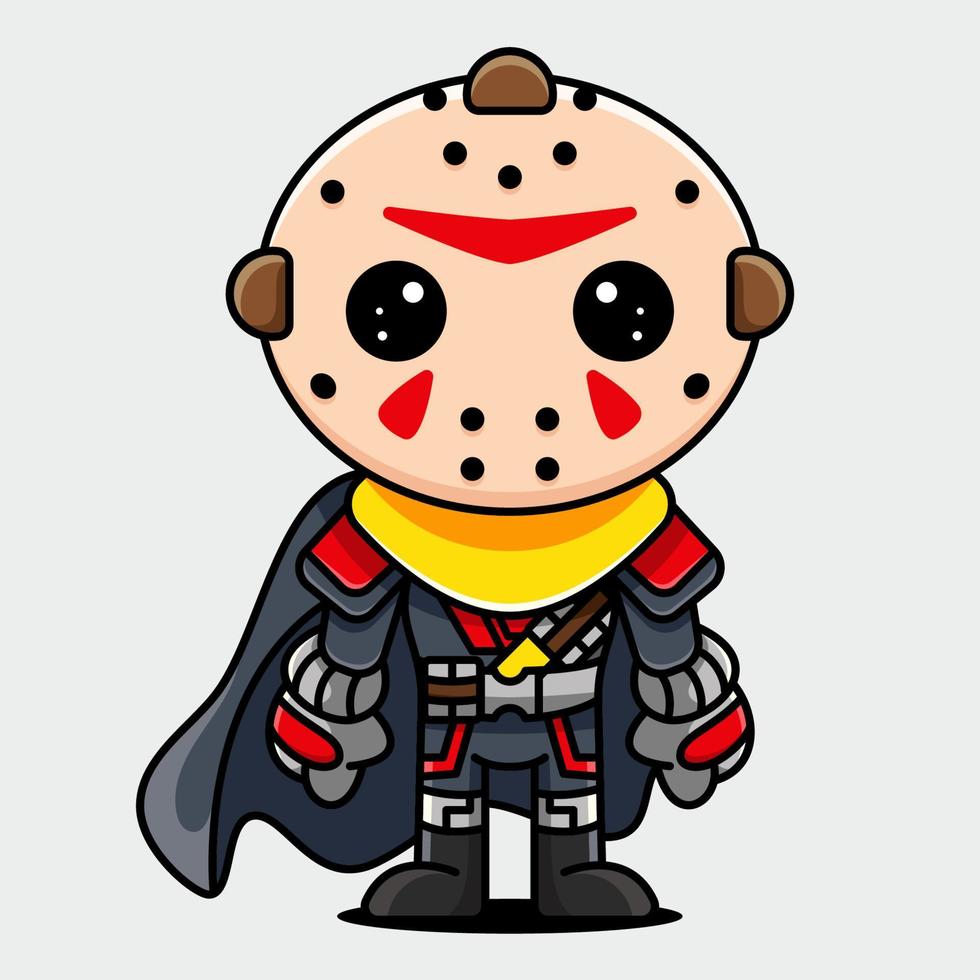 cute super hero mask vector