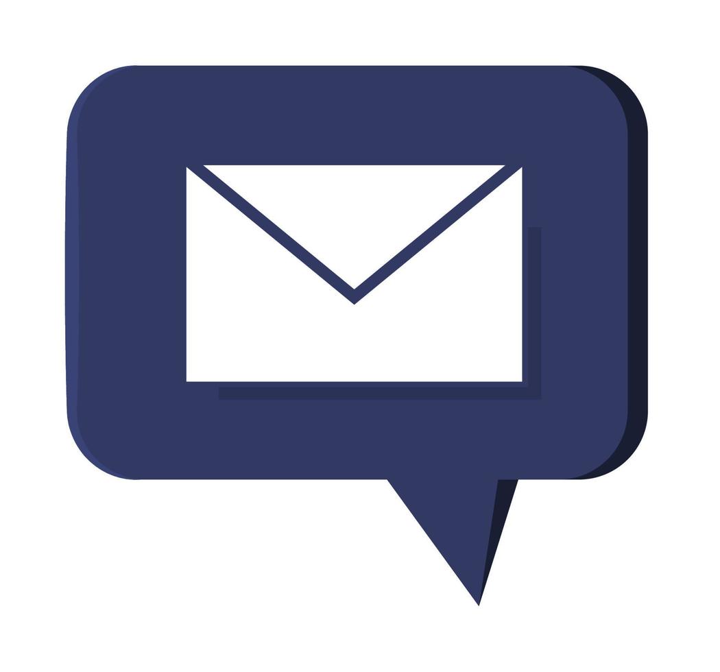 email social media vector