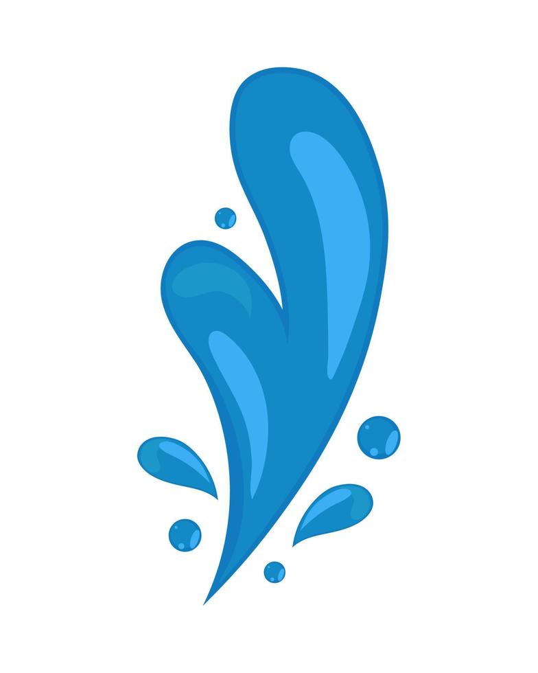 splash water icon vector