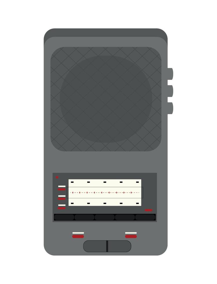 portable radio icon vector
