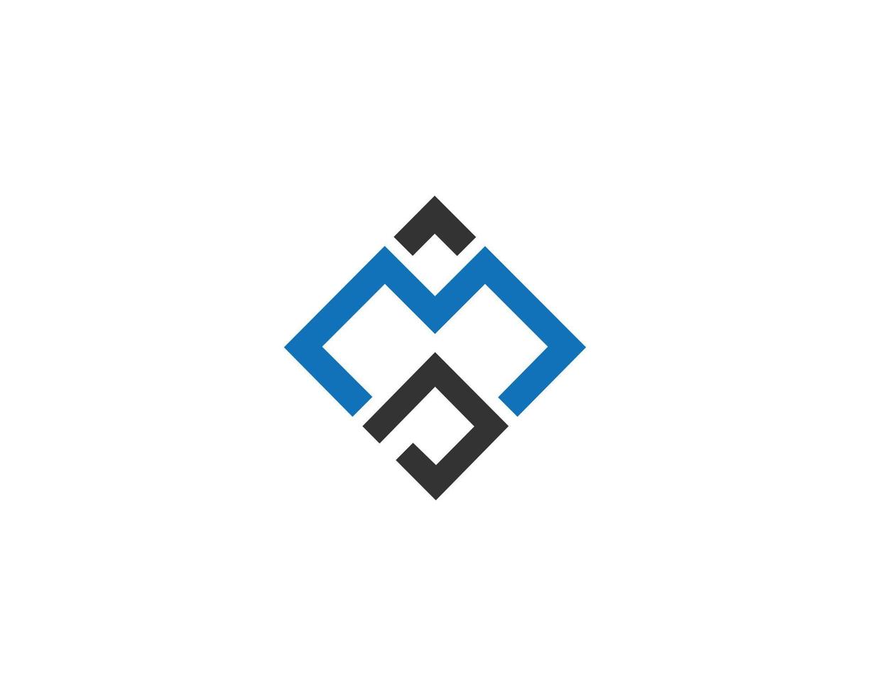 Trendy MP And PM Letter Logo Design Icon Modern Vector Concept illustration.