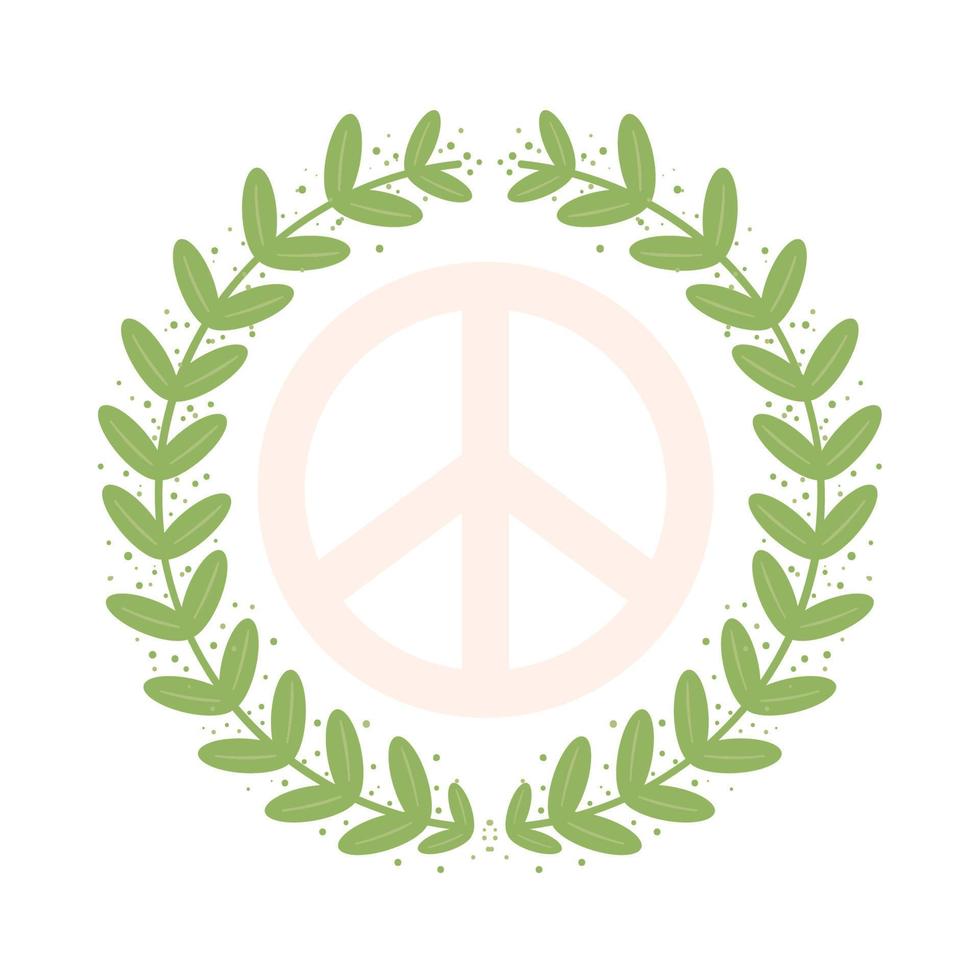 crown of leaves vector