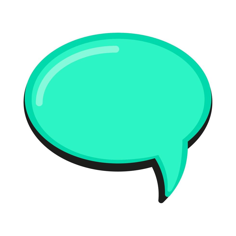 speech bubble icon vector