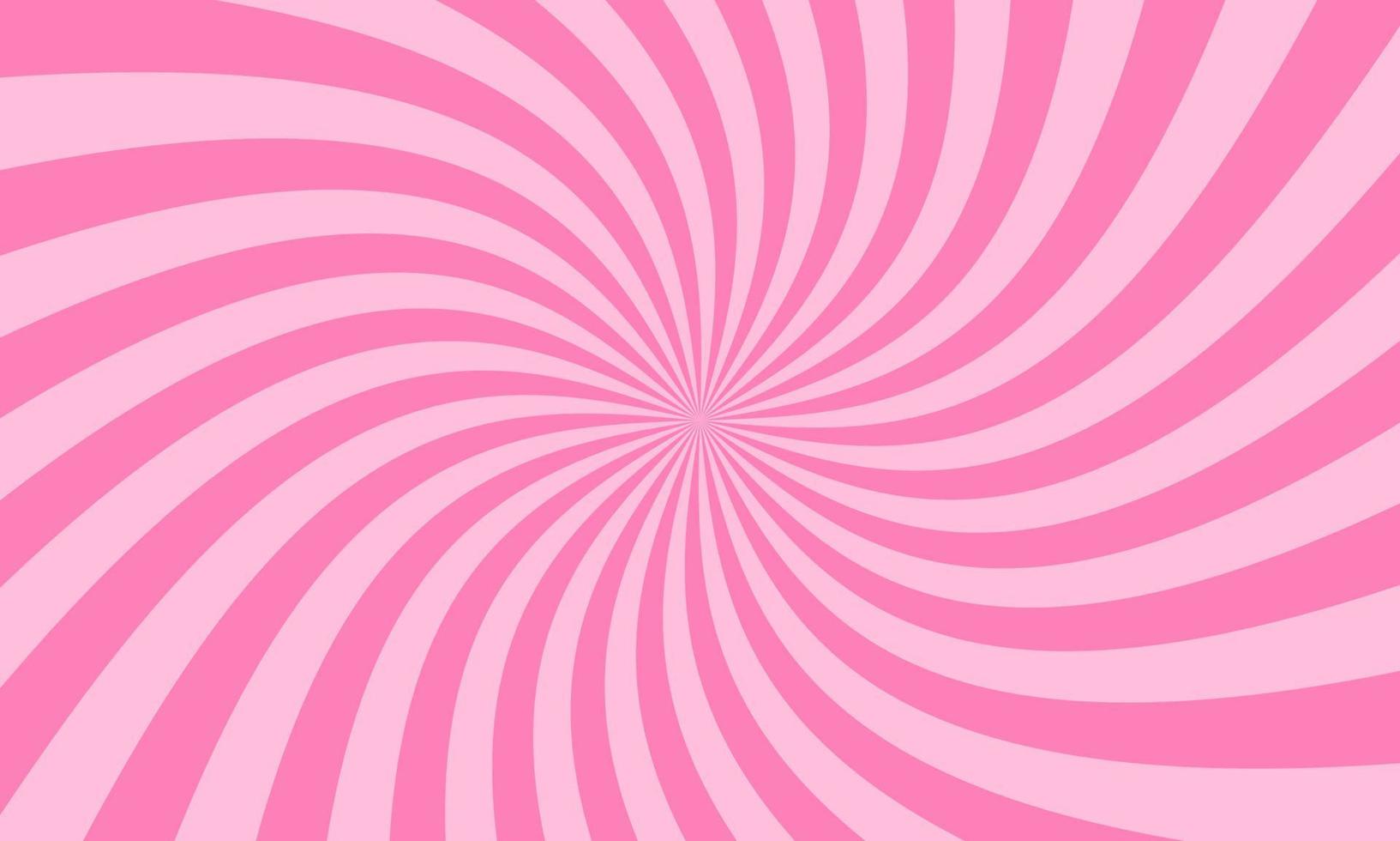 Pink rays background in retro style. Vector. vector