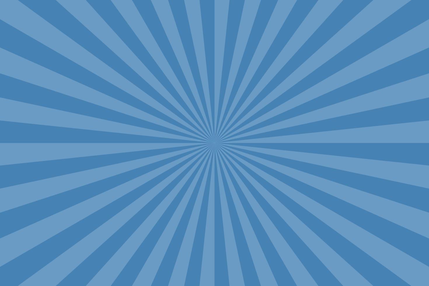 Blue color burst background. Rays background in retro style. Vector. vector