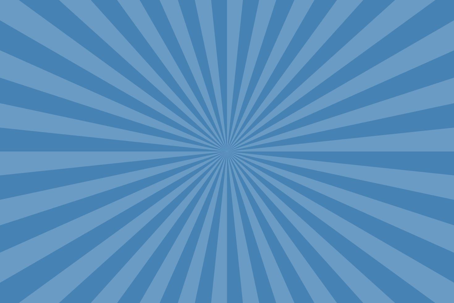 Blue color burst background. Rays background in retro style. Vector. vector