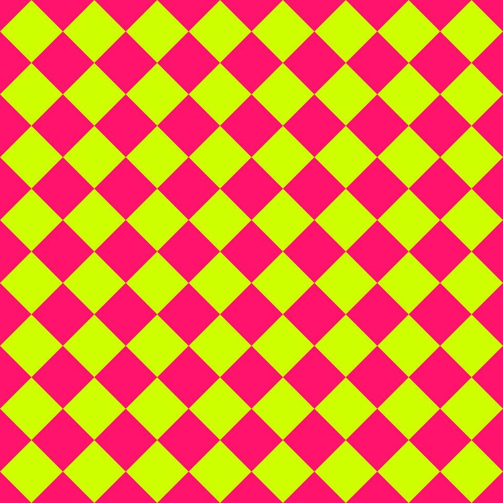 Pink and green squares seamless pattern. Vector illustration.