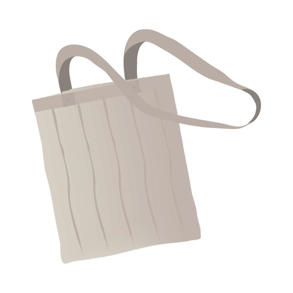 eco shopping bag vector