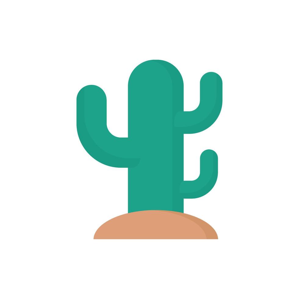 cactus plant icon vector
