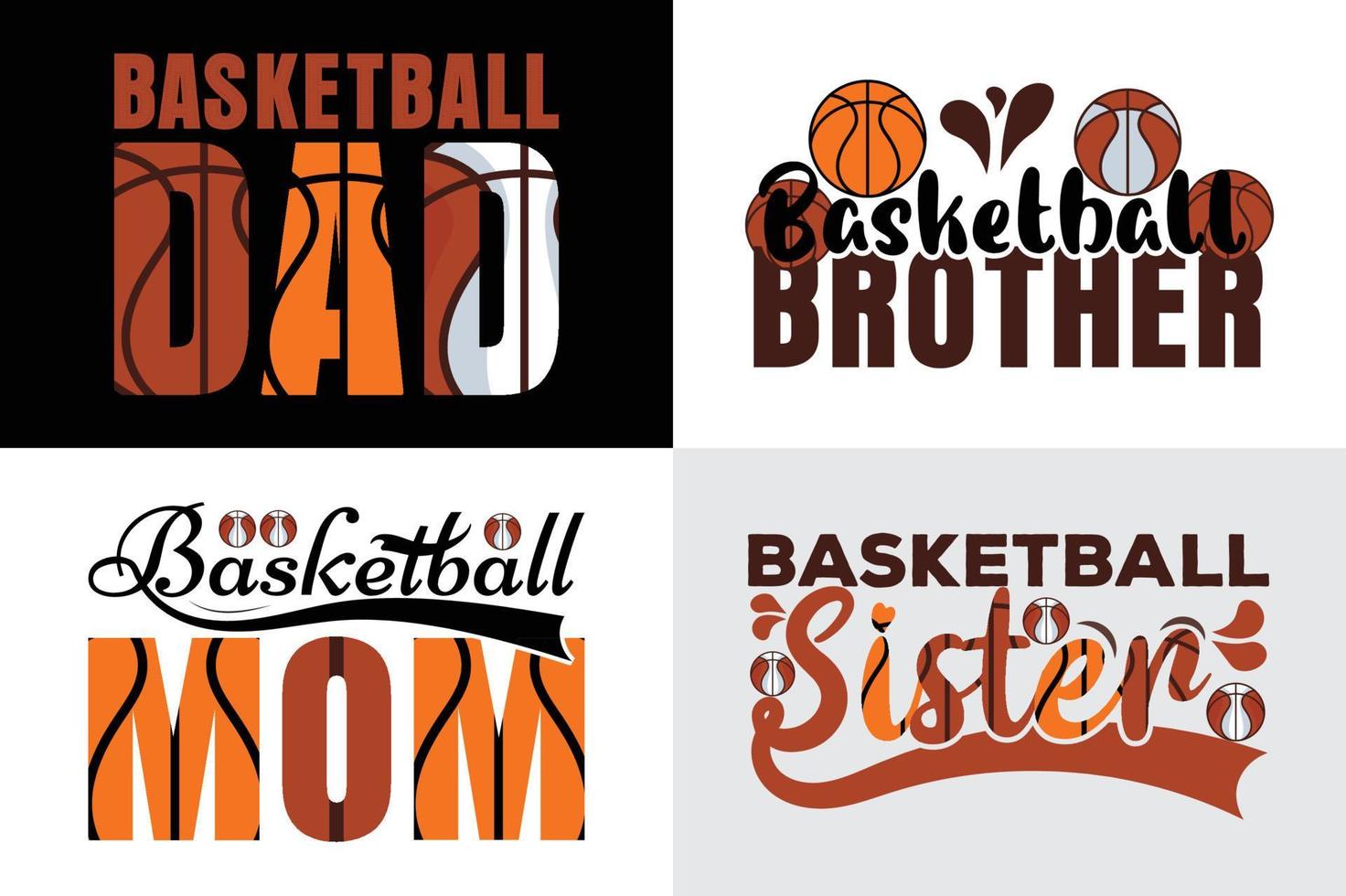 04 Basketball Sport Symbol vector illustration t-shirt Bundle Design