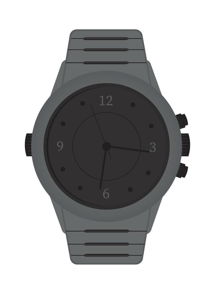 wristwatch accessory icon vector