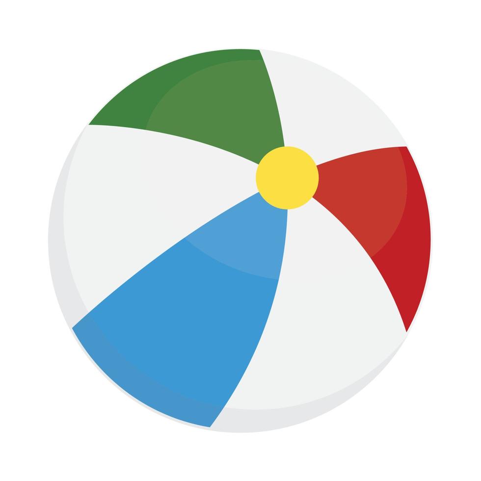 beach ball toy vector