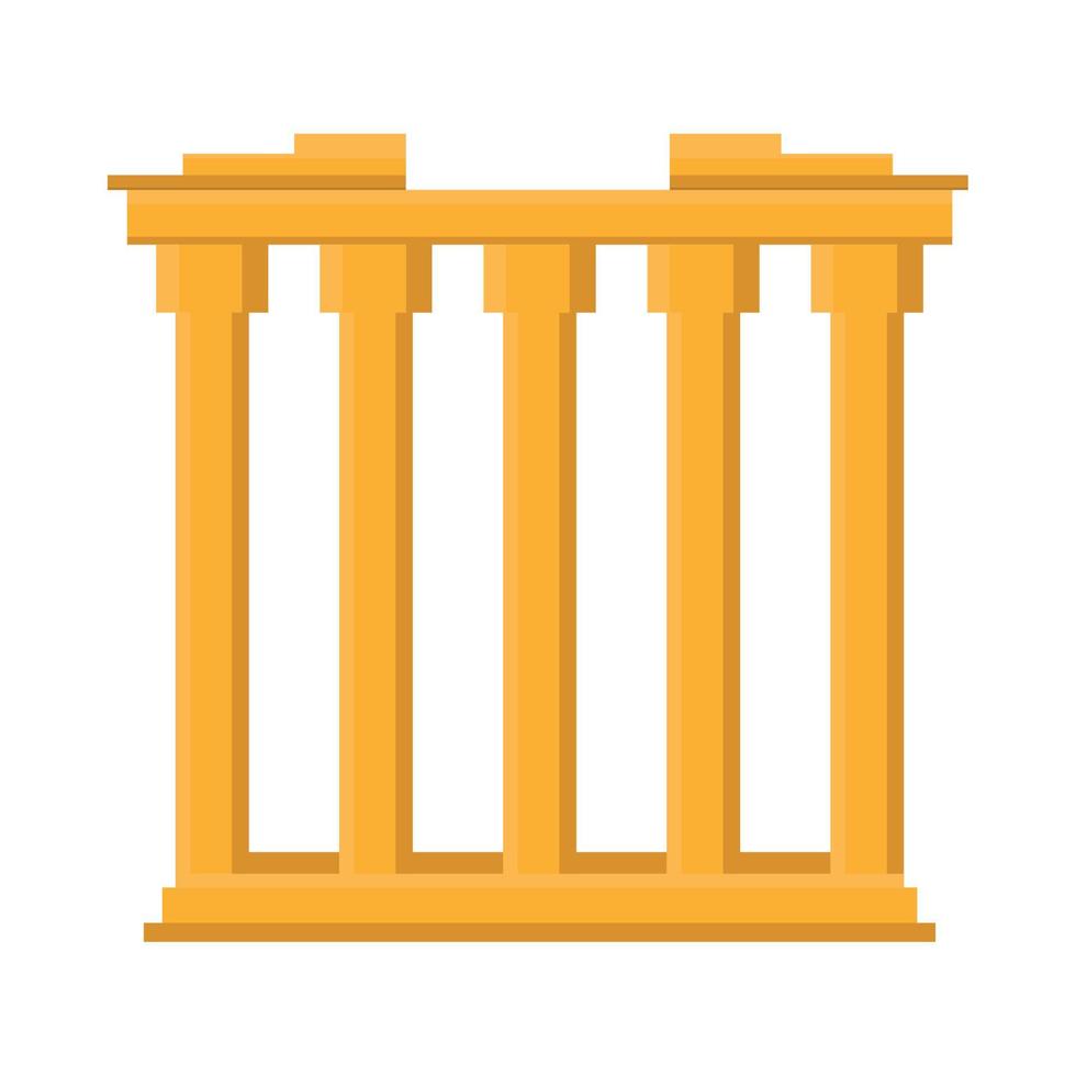 parthenon temple athens icon vector