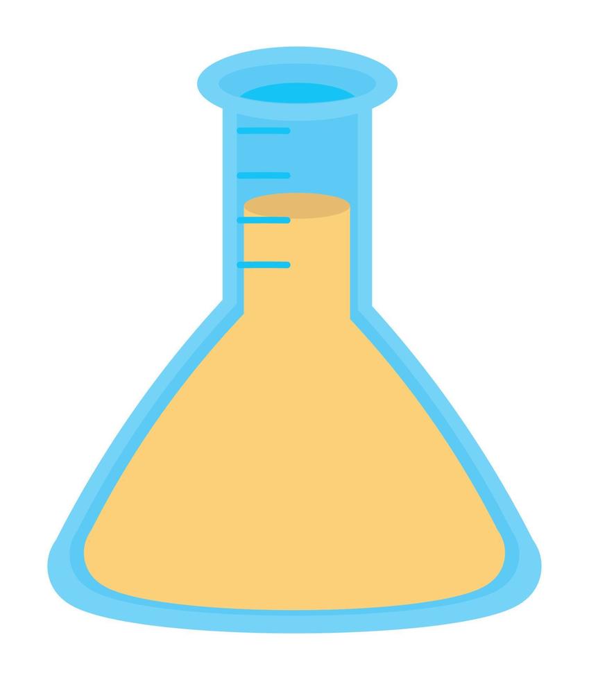 vaso de precipitados de laboratorio vector