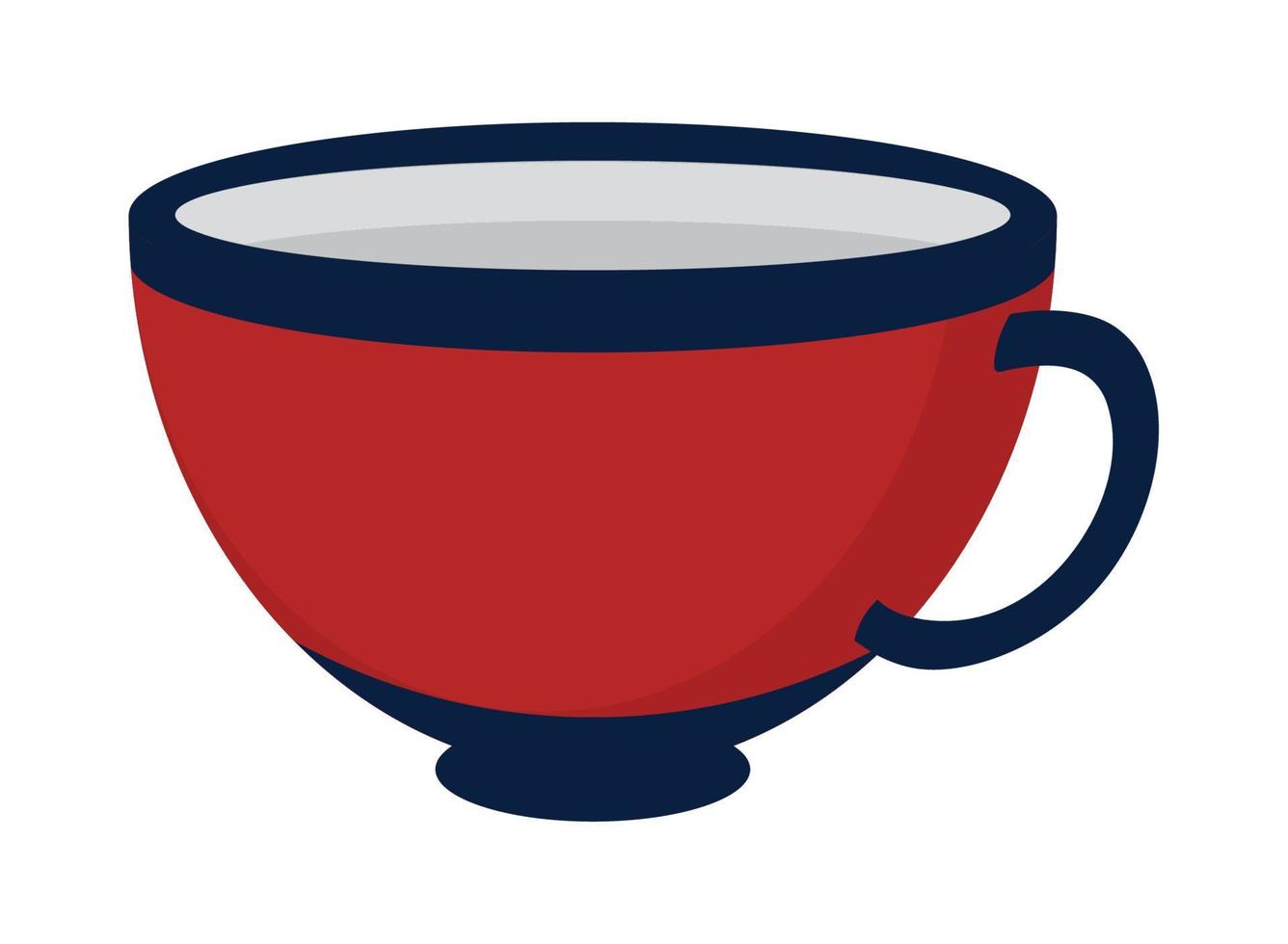 Taza icono aislado vector