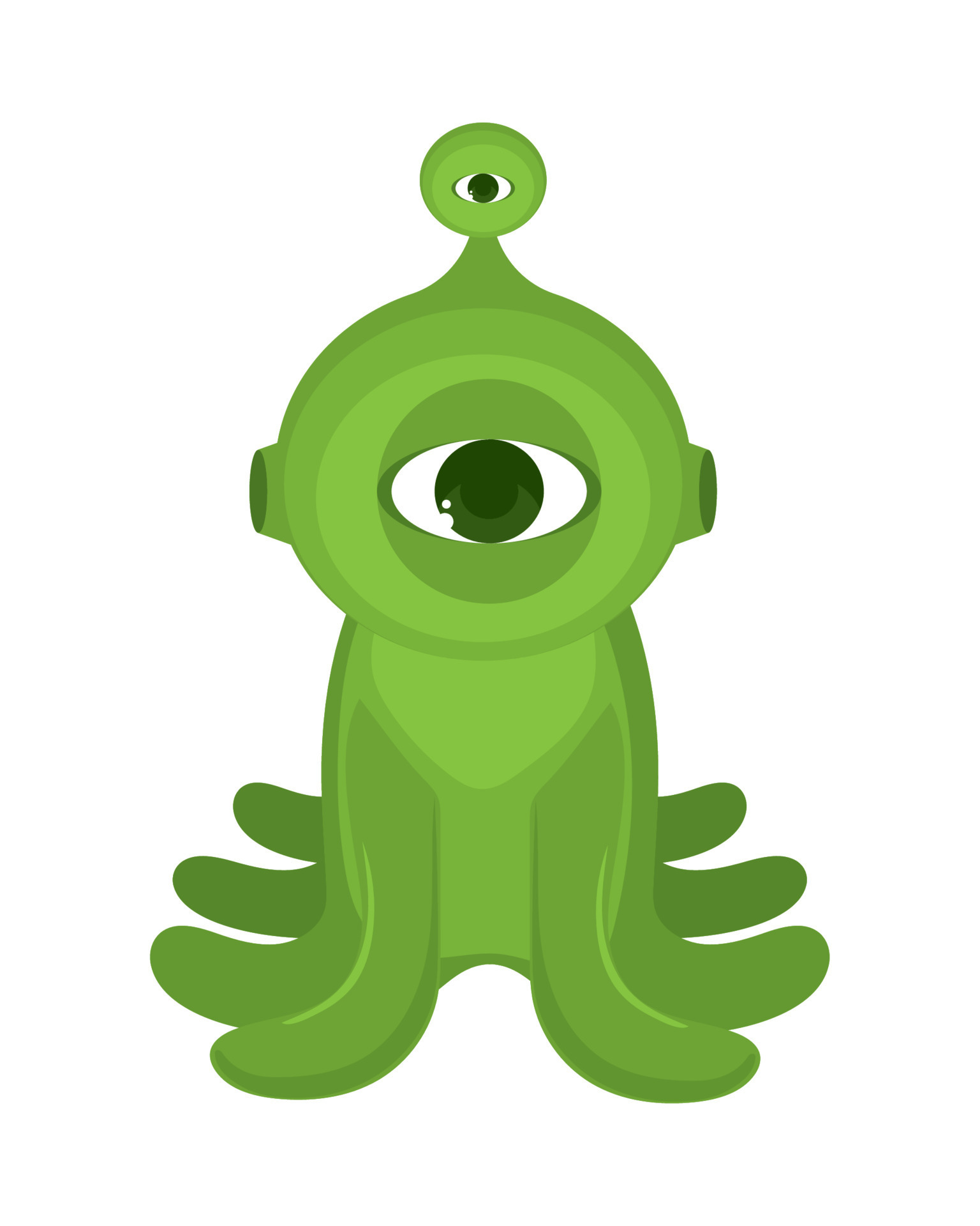space alien cartoon 10963262 Vector Art at Vecteezy