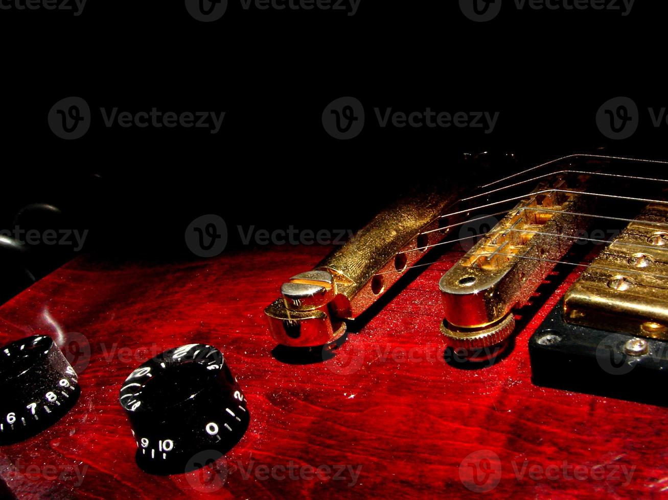 electric guitar view photo