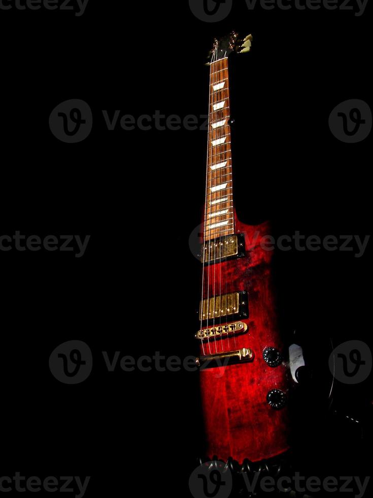 electric guitar view photo