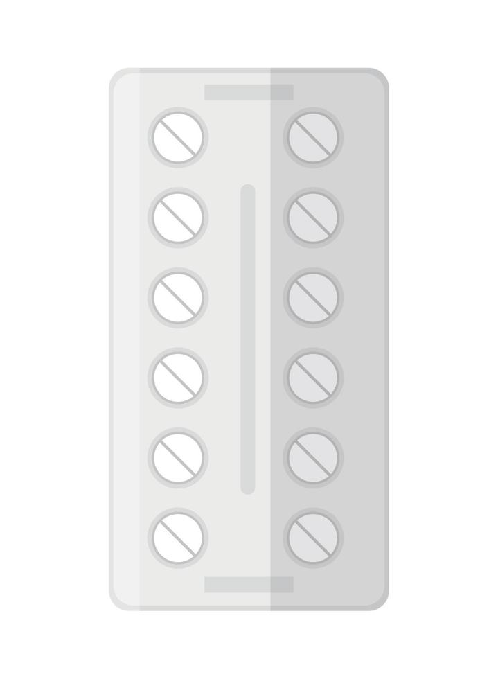 medicine capsules icon vector