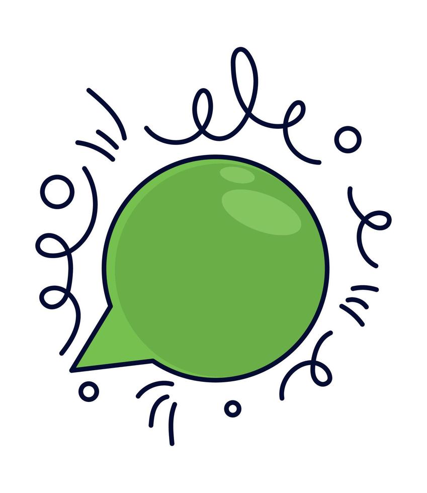 creative talk bubble vector