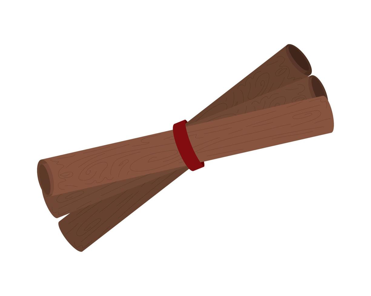 cinnamon sticks icon vector