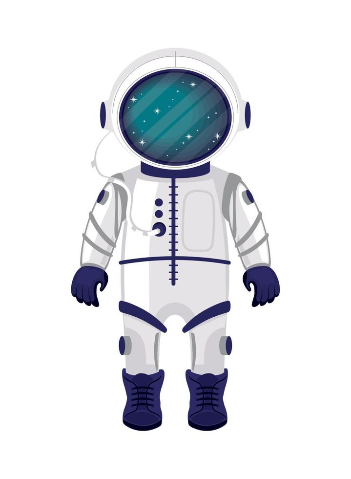 astronauta espacial en traje vector