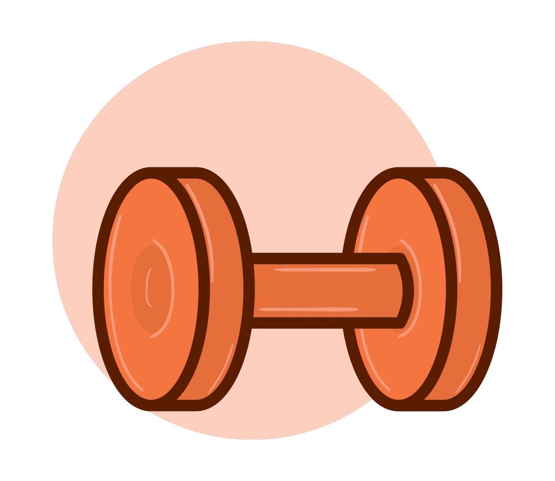 weight barbell sport icon vector