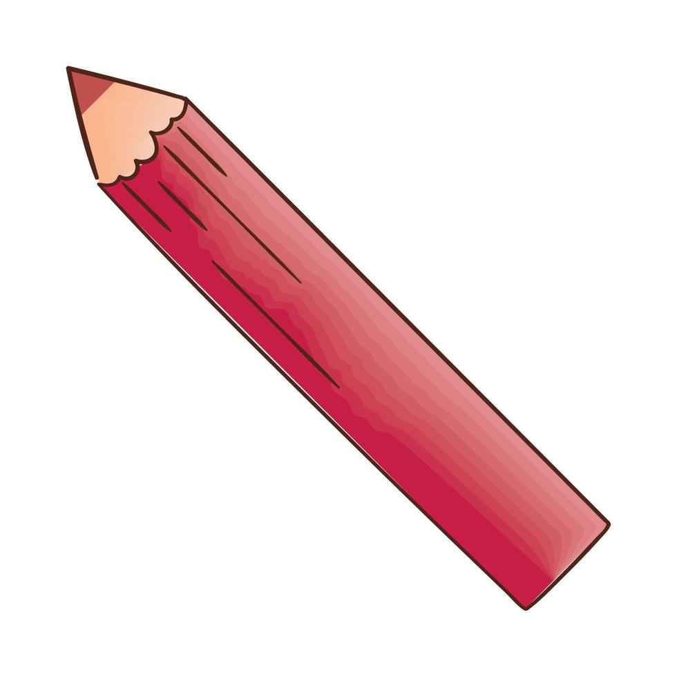 color pencil icon vector