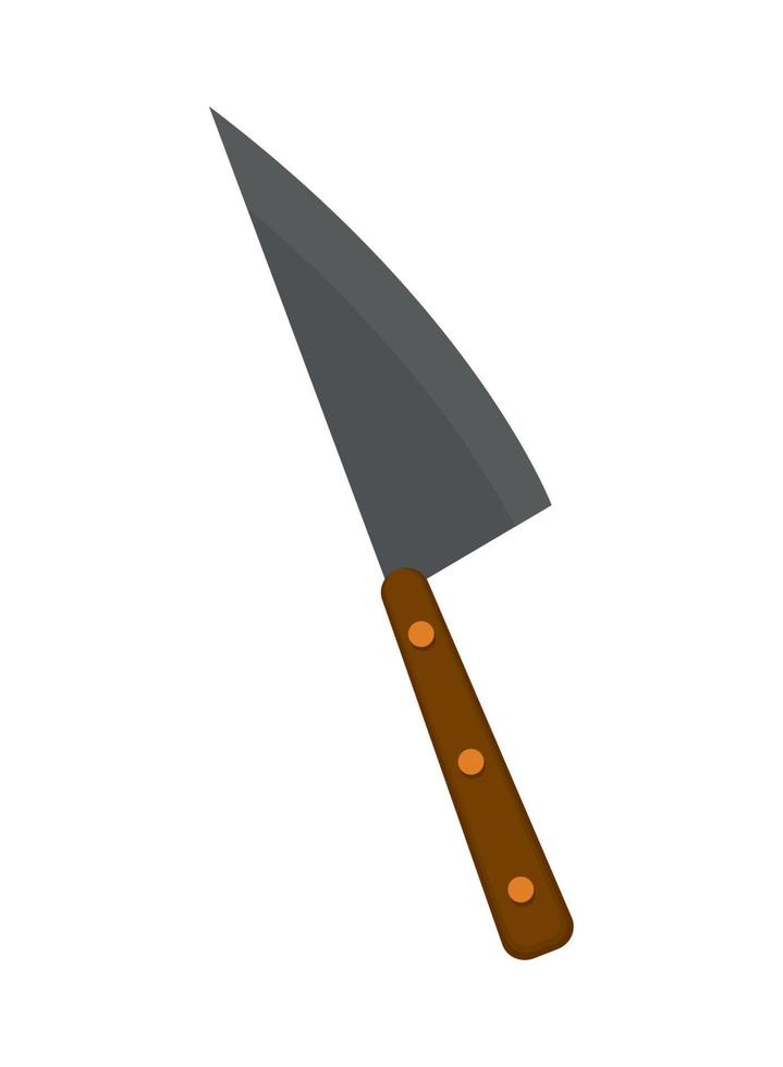 cuchillo utensilio de acero vector