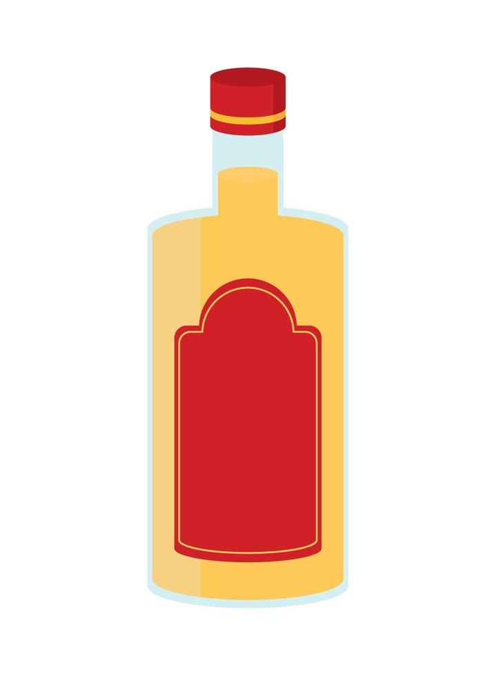 icono de botella de tequila vector