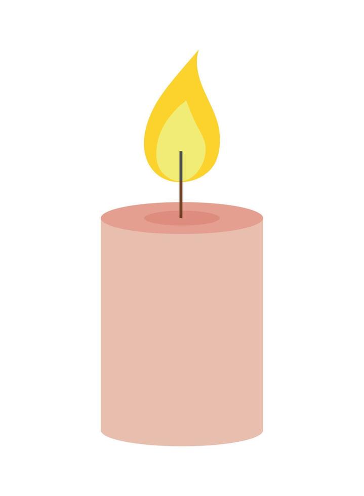 candle light icon vector