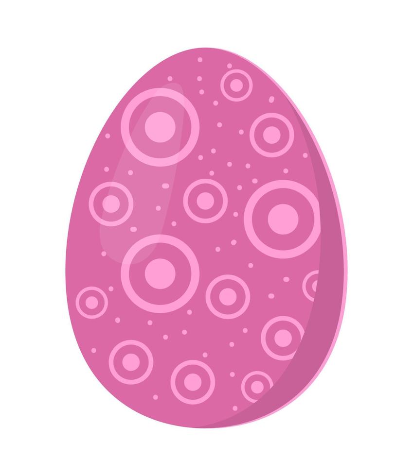 easter egg with circles vector