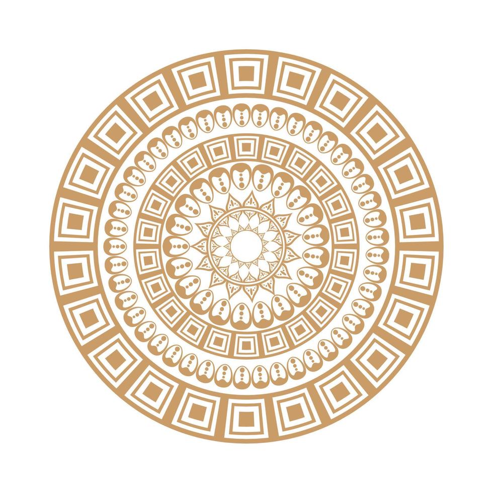 mandala pattern decoration vector