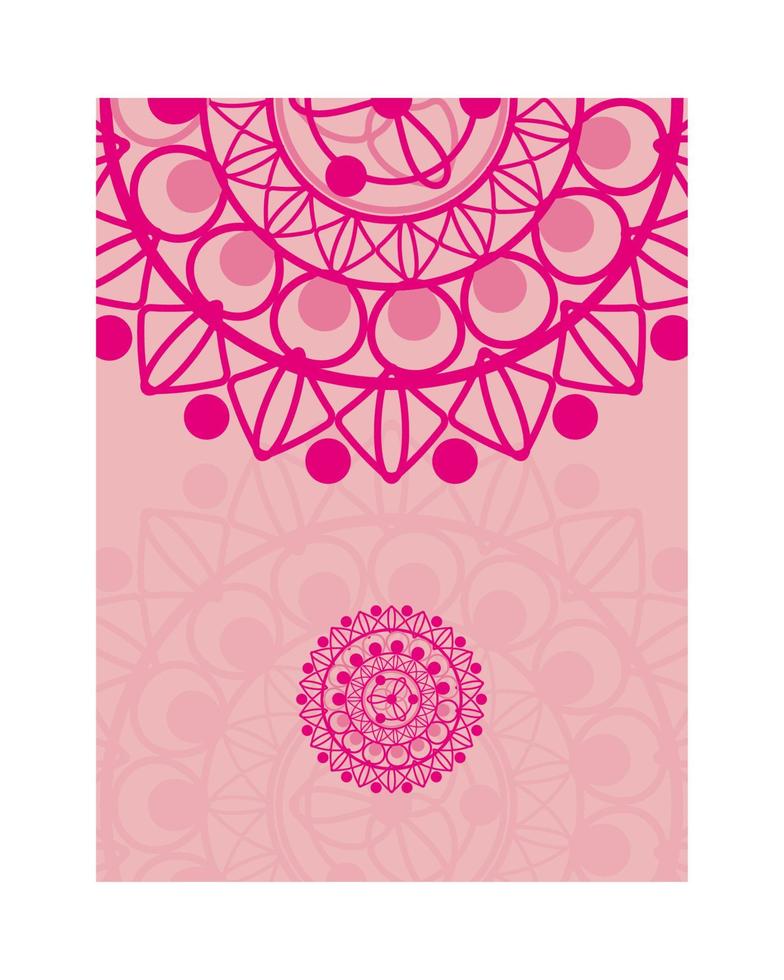 mandala decoration banner vector