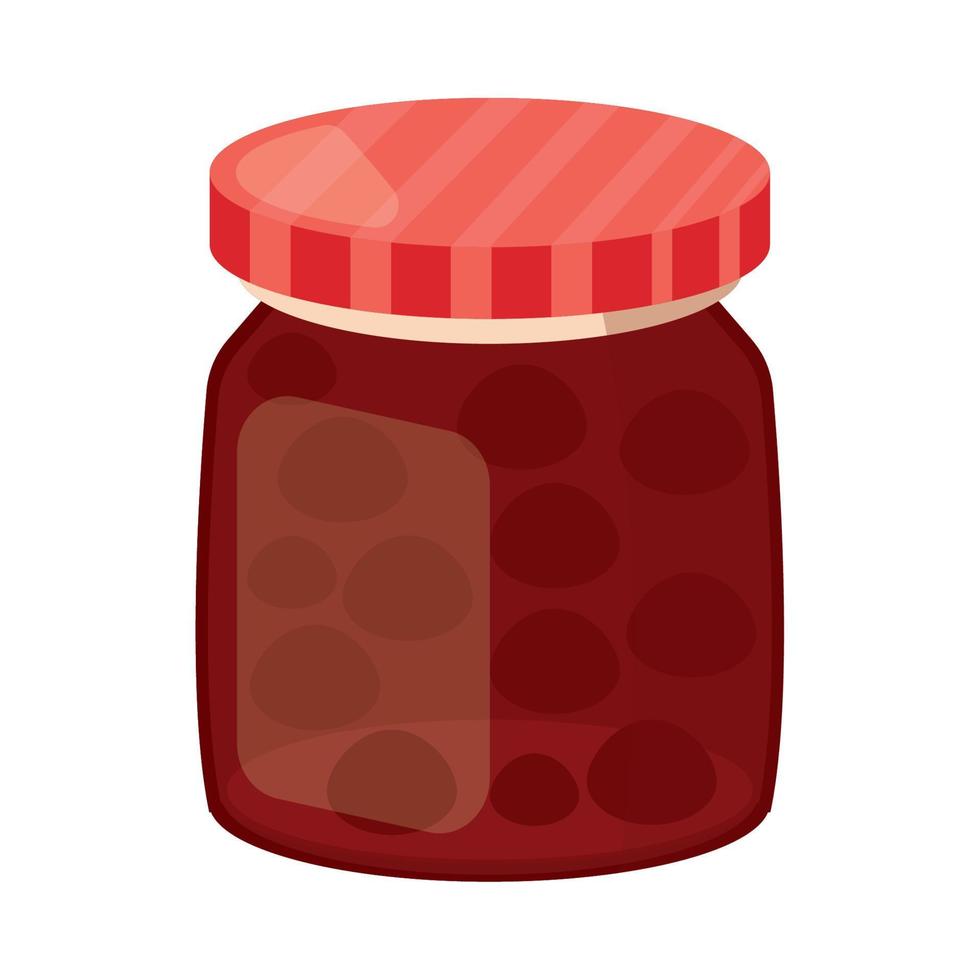 jam in jar vector