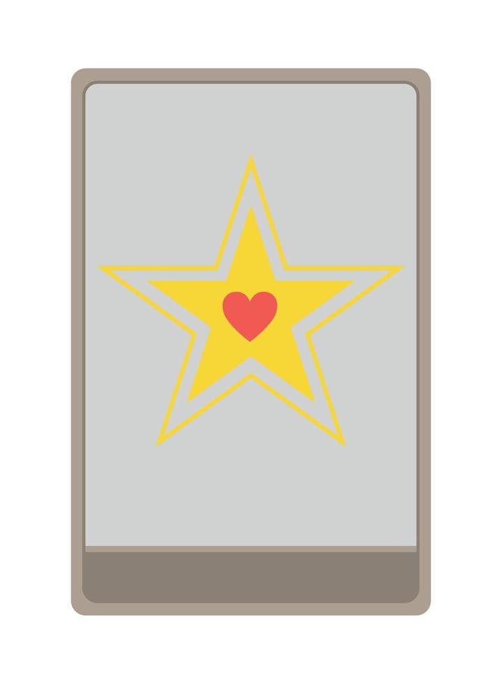 divination card esoteric vector