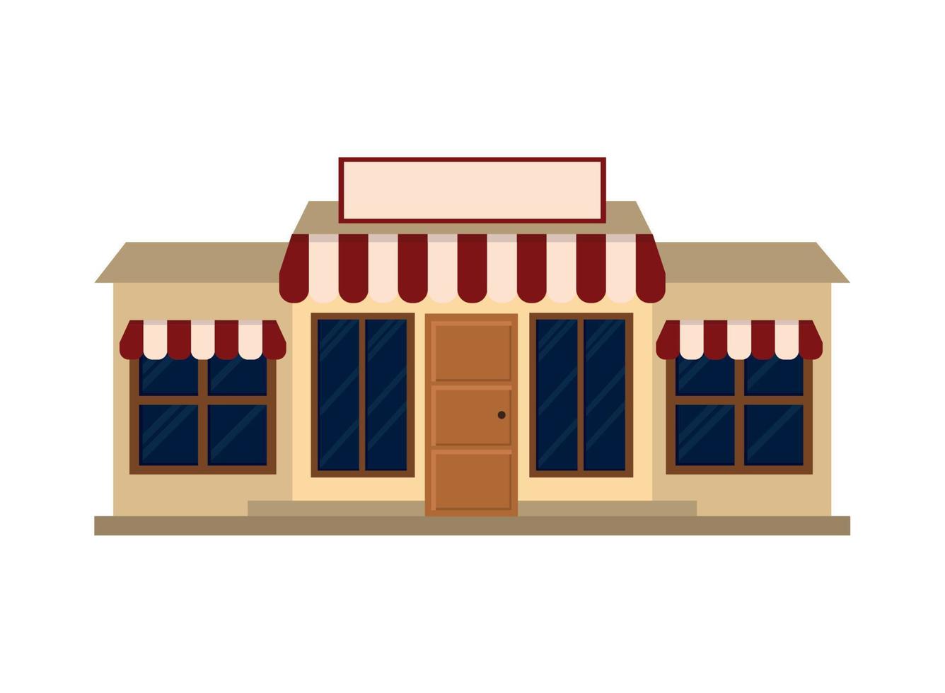 storefront commercial icon vector