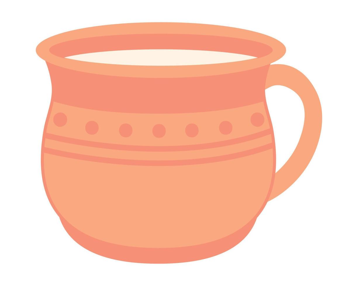 icono de taza decorativa vector