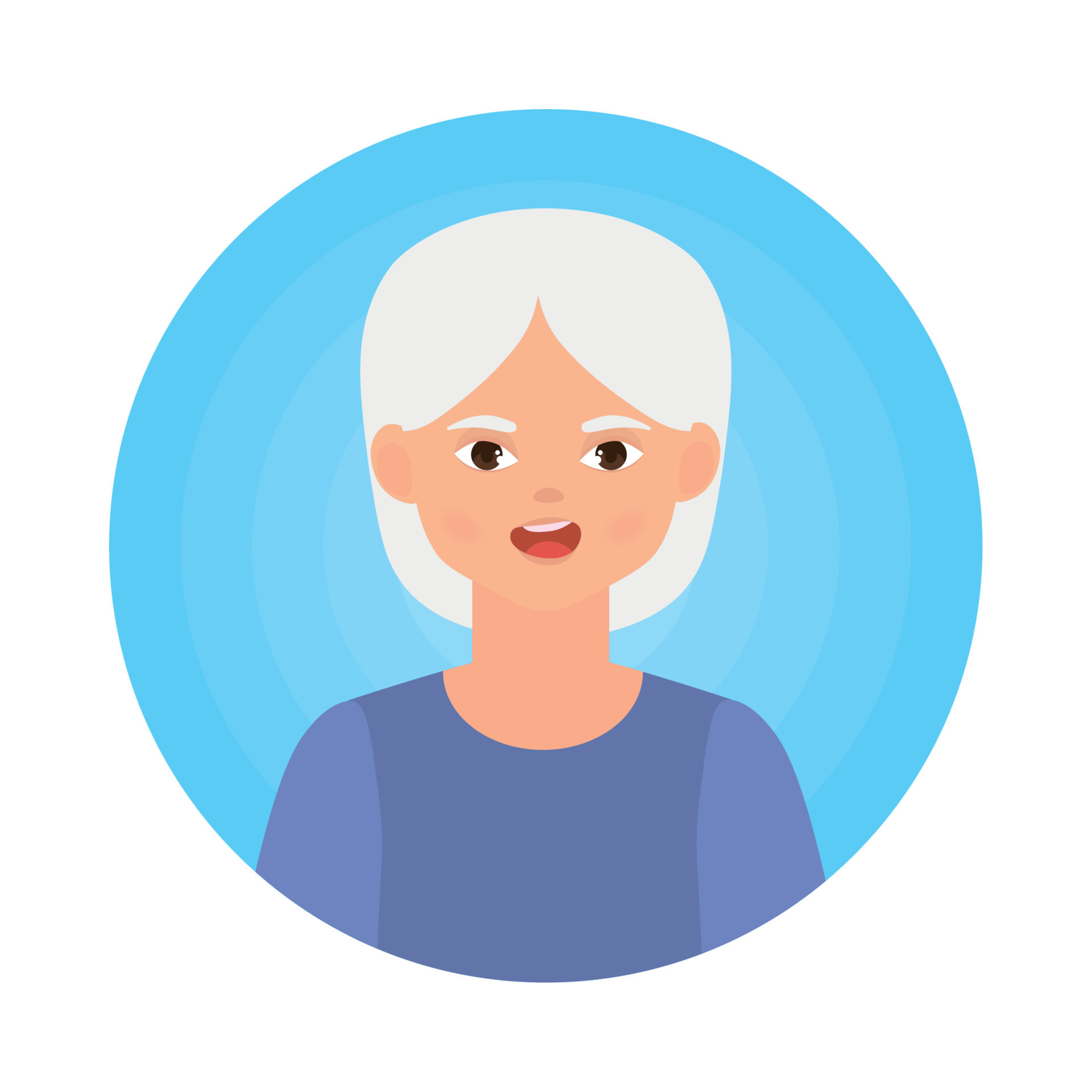 avatar old woman 10964616 Vector Art at Vecteezy