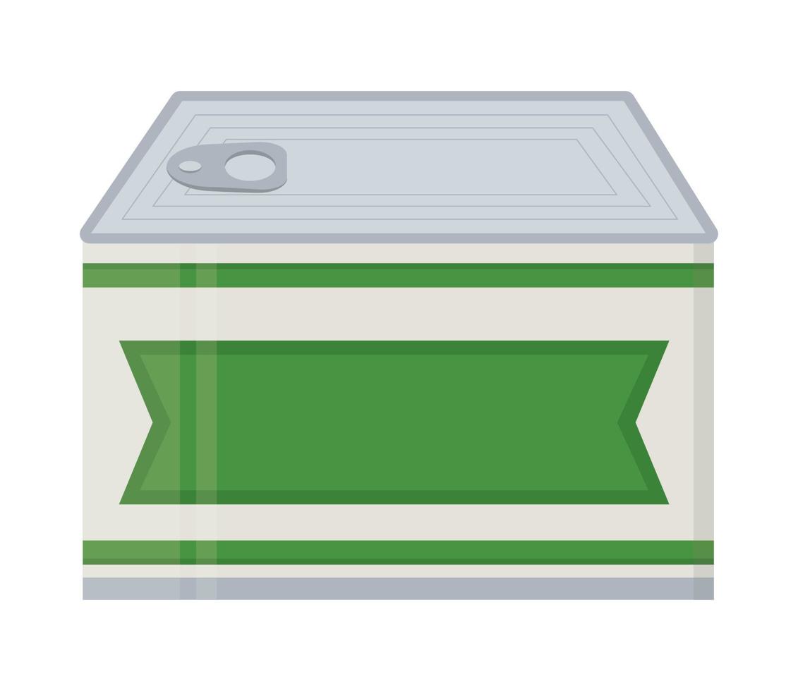 food in can vector