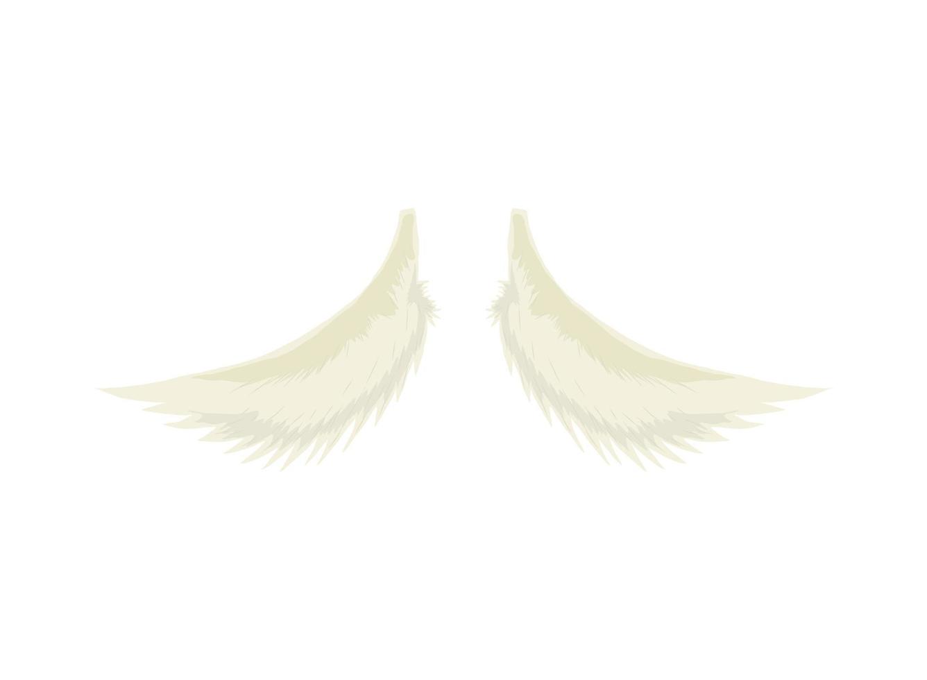 angel wings icon vector