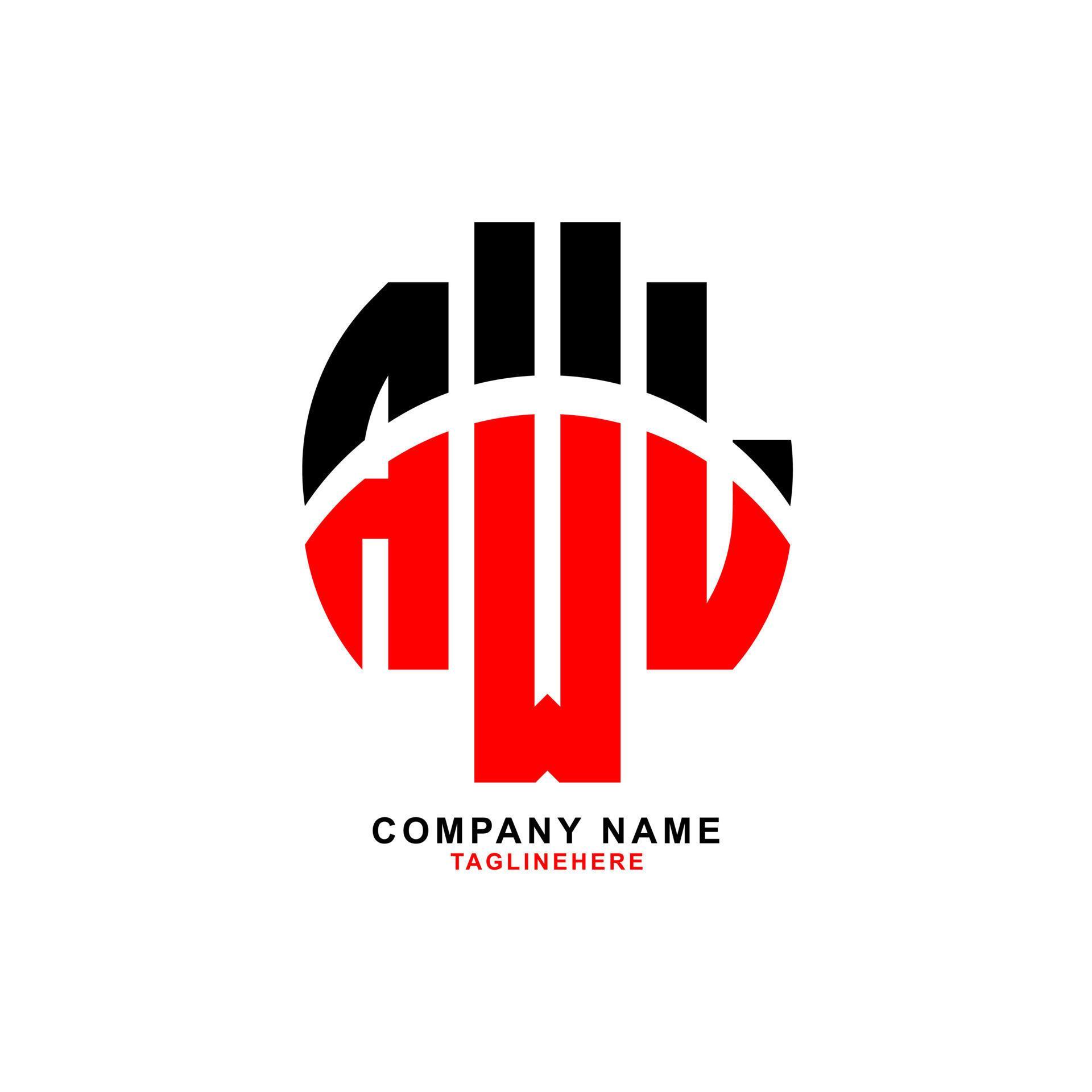 creative AWL letter logo design with white background 10964992 Vector