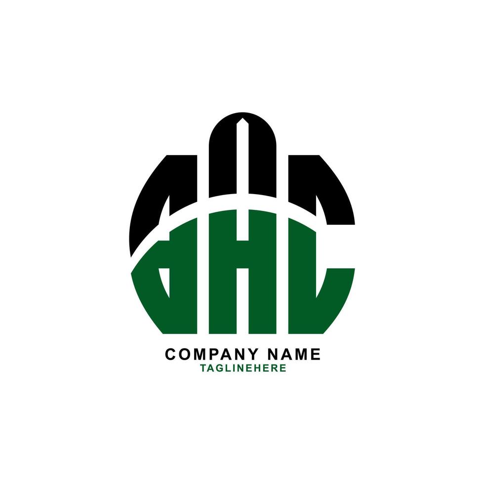 creative BAC letter logo design with white background vector