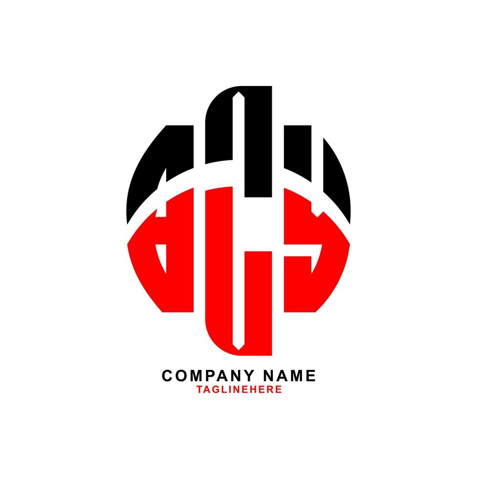 diseño creativo del logotipo de la letra bcy con fondo blanco vector